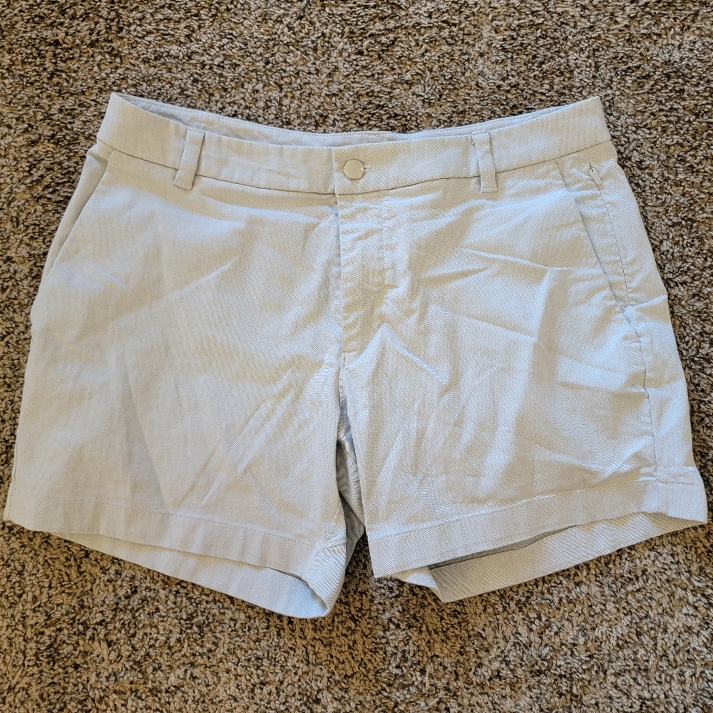 Lululemon Men's Comission Oxford 5" Short Light Gray Size 34
